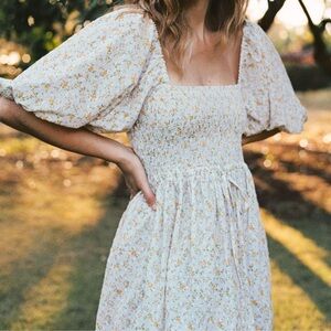 Katrina Dress Christy Dawn floral puff sleeve dress